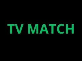 • TV MATCH logo for live football scores, soccer games today, and live sports streaming on TV.